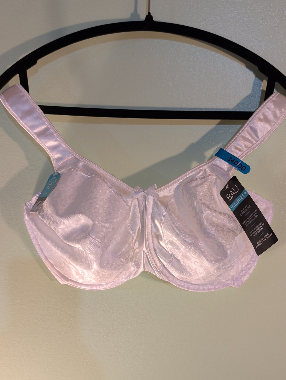 Bali White Underwire Full Coverage Minimizer Bra